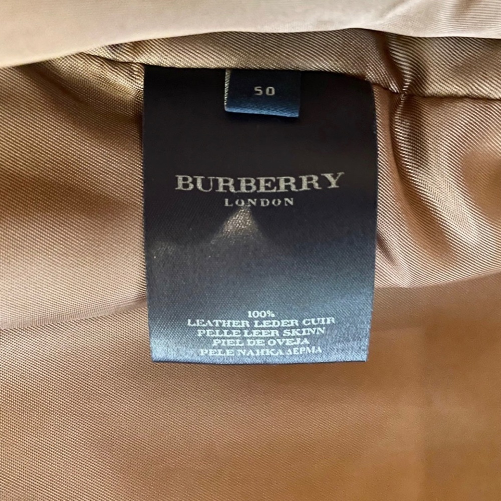 Burberry Leather Jacket - Picture 6 of 7